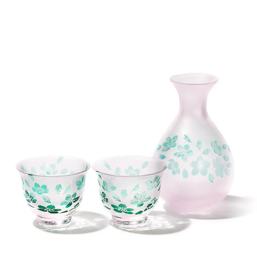 【彫刻 夢柄子】桜紋 酒器三点揃 | TABLEAU - Image 9