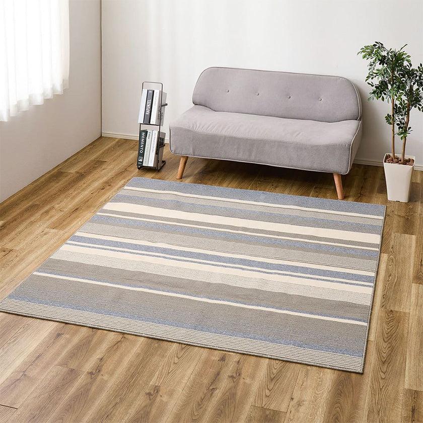 【ラグ】ボーダー柄 洗える 軽量 速乾 フィン | い草製品・カーペット | 萩原株式会社 - Image 6